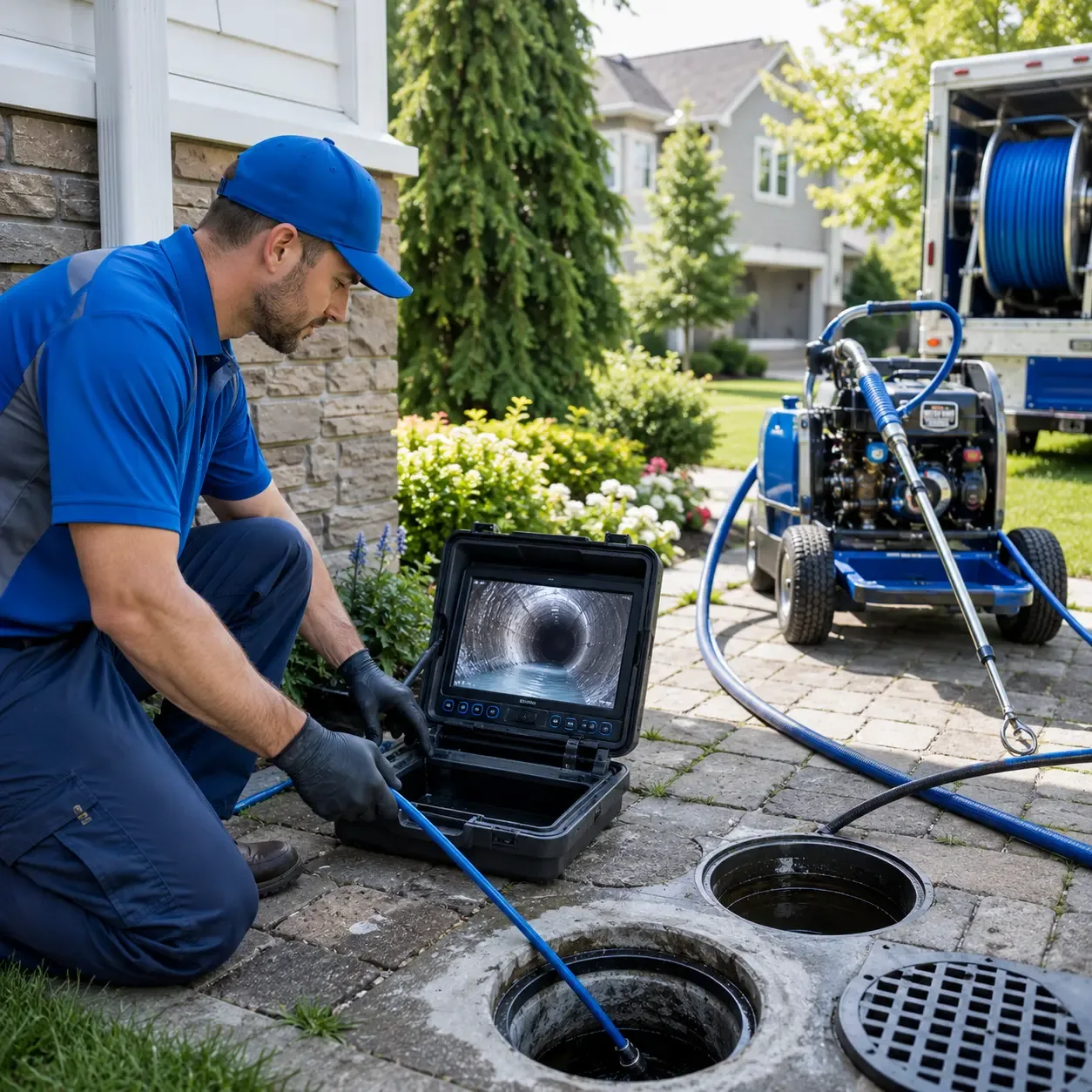 Outdoor drain cleaning professionals serving Mill Spring, NC